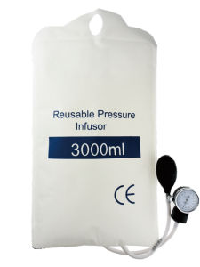 Medical Pressure Infusion Bag  500ml-5000ml For QUALITY FLUID with Gauge and Bulb Applied to Emergency DepartmentOperating Room