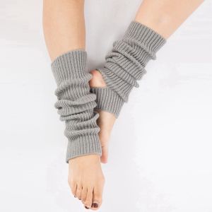 HUNIU Foot Covers Ballet Leg Warmers Long Section Female Wear Latin Socks Dance Accessory Daily Wear Ballet Knitted Socks Women Girls