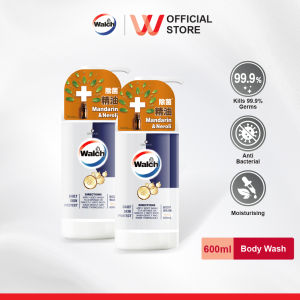[TWIN PACK] WALCH Body Wash Mandarin & Neroli 600ml