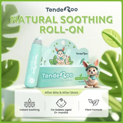 Tenderoo Baby Natural Soothing Roll-on Calming Cooling Gentle Plant Formula After Bite After Shot