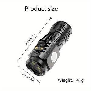 LED FlashLight rechargeable long range flash light heavy duty japan waterproof original flashlights super bright usb military outdoor electric emergency lights adjustable for hiking under water resistant multifunctional imported camping light 100000lumens