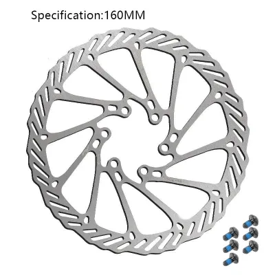 MTB Bike Rotor Disc Brake Rotor 160MM Rotors with 6 Bolts Rotor for BMX Road Bicycle