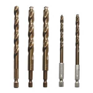 Pack of 5 5/6/8/10/12mm Metal Drill Bits for Home Improvement and Industrial Applications High Speed Steel Twist Drill