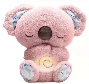 ＜105＞  Spot Cross-Border Breathing Bear Breathing Otter Dua-Warna Nafas Styberdeen Suara dan Cahaya Anak Patung Boneka Binatang
