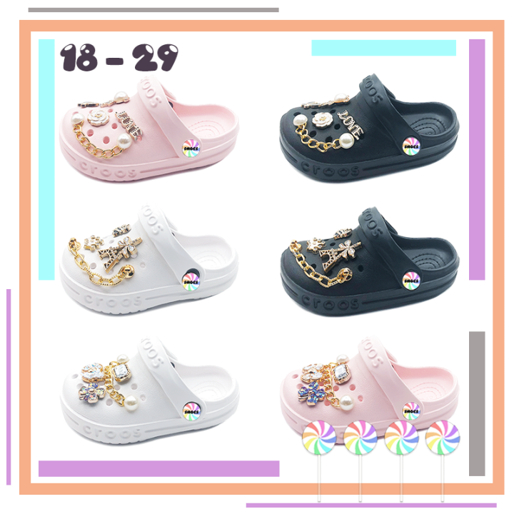 CSMY Baby & Girls Lovely Charms Cartoon Clog Shoes | Kids Love Paris ...