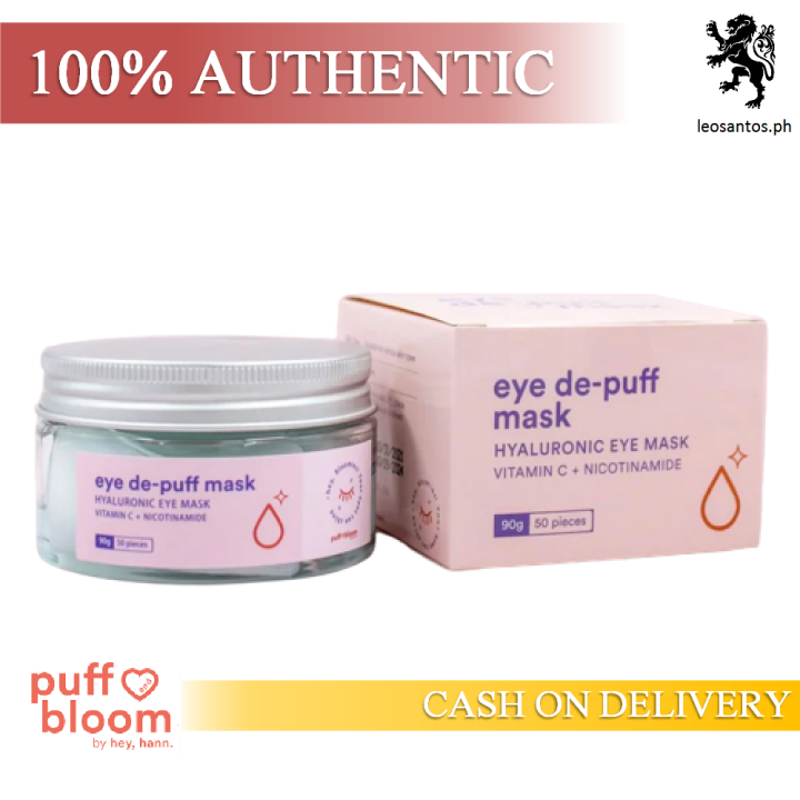 Puff & Bloom Eye De-Puff Hyaluronic Eye Mask with Vitamin C ...