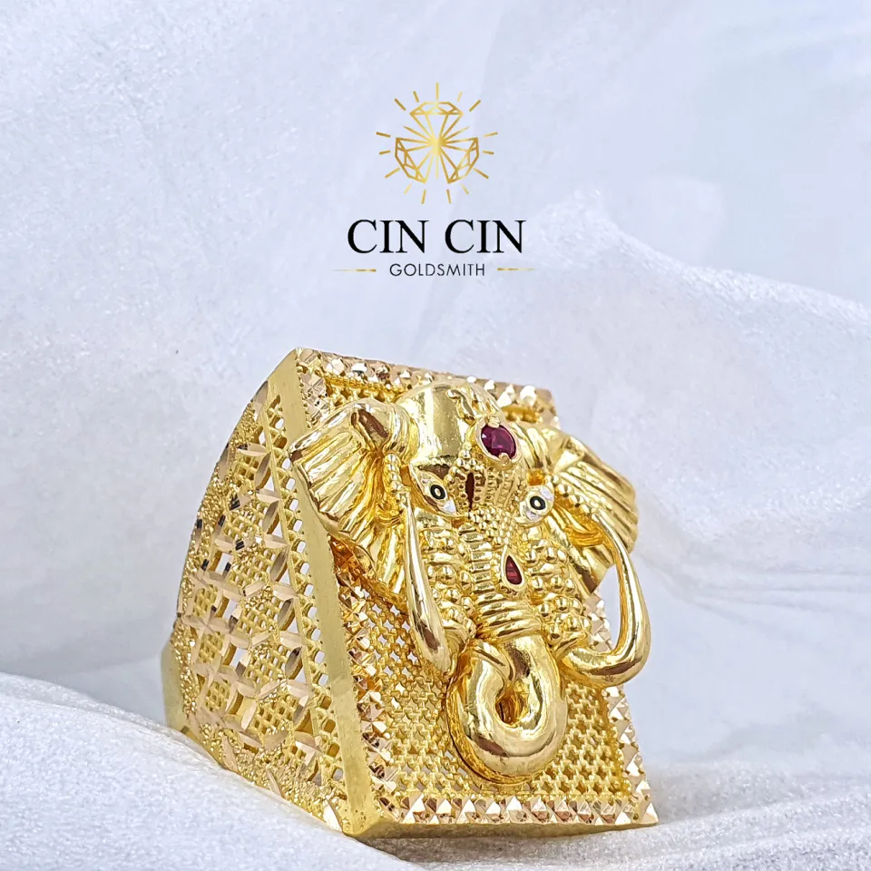 Ganesh Ji Ring 5gm | Gold rings fashion, Fashion jewelry necklaces gold,  New gold jewellery designs