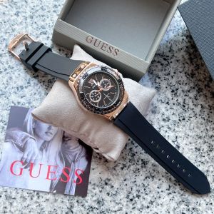 TT-Time นาฬิกาข้อมือหรู หน้าปัดประดับเพชรล้อมกรอบ สายยาง พร้อมกล่องแถมฟรีตามรูป