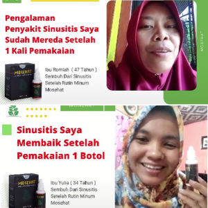 MOSEHAT Herbal Non Obat Sinusitis Paling Ampuh Herbal Pilek Menahun Polip Hidung Herbal Sakit hidung ampuh Sinusitis Kronis Hidung Tersumbat Hidung Bau Infeksi Saluran Pernafasan Radang sinusitisNyeri Hidung Mbiopro 100% Original BPOM