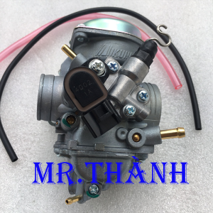 Bình xăng cao cấp cho xe EX 135 bộ phận thân và khung xe máy với ống dẫn màu đen và hồng nhãn hiệu ZINKUN mã 002 1A phù hợp với xe máy Honda EX 135.