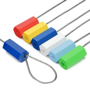 100pcs/set Pull Tight Wire Seals Locks Truck Security Aviation Wire Cable Seals