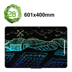 16/21/24/28-inch large LCD Drawing Board Writing Tablet Double Sided Doodle Board Writing Pad Type-C Charging