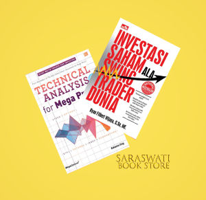 Paket 2 Buku Technical Analysis For Mega Profit Dan Investasi saham ala swing trader dunia