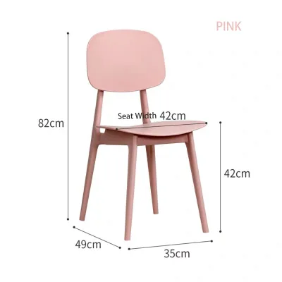 PLAST Nordic Dining Chairs