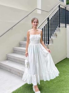 Lianne Casual Maxi Dress Smocking For Women Fit Small to Large