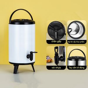 Bình ủ trà inox 304 giữ nhiệt( 6L 8L 10L 12L)