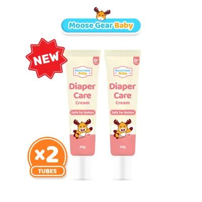 Moose Gear Baby Diaper Care Cream 20g 2PCS (Formerly known as Rash Away Cream)