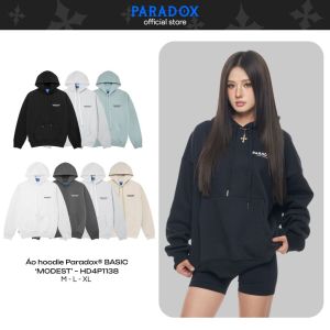 Áo hoodie BASIC MODEST HOODIE Chất nỉ bông PARADOX HD4P1138