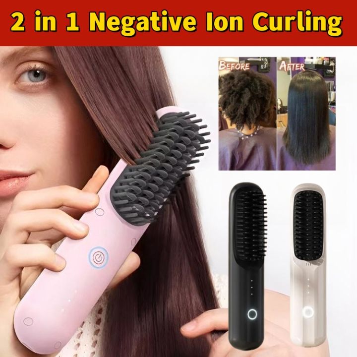 Negative Ion Curling Iron Lazy Curling Wand in Quick Heated
