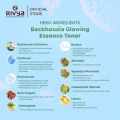 RIVYA Backhousia Glowing Essence Toner 100ml | pH Balance Hydrating Face Mist Vegan Sensitive Skin Friendly. 