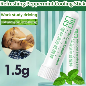 Mint Cooling Stick Repel Mosquitoes Relieve Itching Peppermint Cooling Stick Driving Fatigue Relief Essential Oil Revitalizer