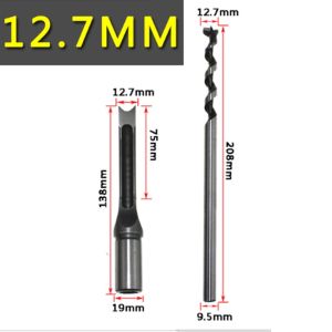 Mũi khoan đục lỗ vuông tạo mộng gỗ 9.5 - 12.mm thép cao cấp độ bền vượt trội