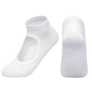 Women Grippy Pilates Socks for Fitness Dance Trampolines Slip Resistant Sport Gym Socks Athletic Socks Ankle Socks