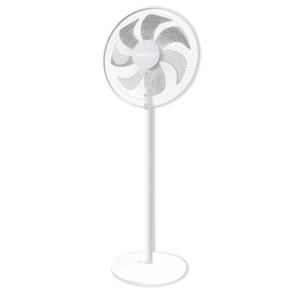 Tough Mama NTM16-XM7 WHITE Simply 2-in-1 Electric Stand and Desk Fan Minimalist Slim Powerful Gray