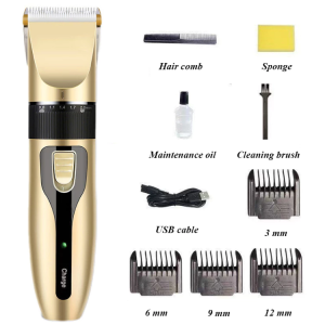 Wireless Hair Trimmer for Men Cordless Rechargeable Clipper Shaver Razor Haircut Grooming Tool