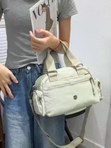 HANKE Sling Bag Hand Bag Cotton Nylon Womens Spacious Bag Multi-Pocket Bag