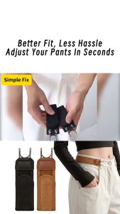 Adjustable Pants Waist Buckle Jeans Waist Tightener Hook Velcro Waistband Size Adjuster No Sew Easy Use