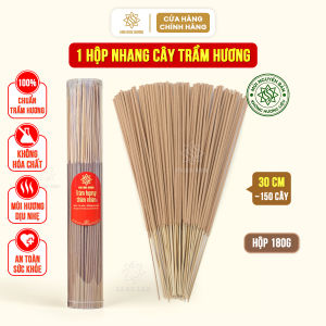 Nhang cây trầm hương thơm đốt xông nhà tẩy uế đồ thờ cúng phong thủy Sơn Mộc Hương