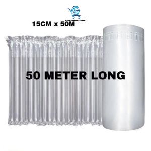 SR99. 50 Meter Air Inflatable Bubble Wrap Packaging Air Column Bags Protective Bubble Tube Protective Bubble Wrap manual hand pump