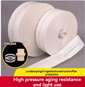 High-Quality 100M Canvas Fire Hose with Joint for Agricultural Irrigation and Construction