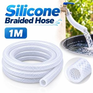 FWFHTP 1M Ống cấp thực phẩm Đã được làm dày Sợi dệt Ống mềm  Chịu được nhiệt độ cao. Ống bện silicone Chuyển dịch chất lỏng