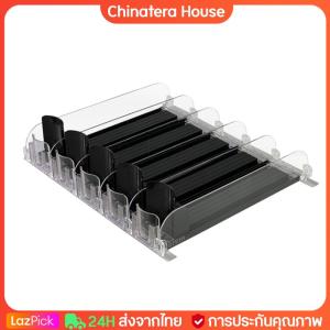 เครื่องดื่มกระป๋องพุชแร็คสปริงสปริงตัวผลักเบียร์ตัวเร่งความเร็วโซดาปรับความกว้างสามารถปรับขวดได้สำหรับตู้เย็นห้องครัว