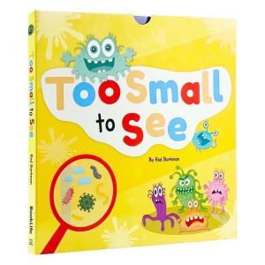 4books Too Small to See about GERMS and healthy 6books CODE ACADEMY