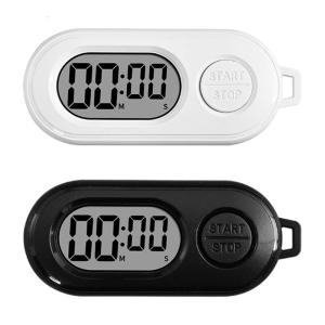 Small Keychains Digital Timer Timers High Waterproof ABS Timers Upgrades for Fitness Baking Experiments