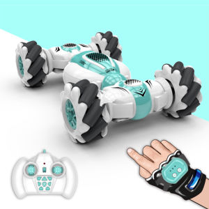 SHUNAICHI Mini 2.4GHz Remote Control Car gesture sensing twist Electric Toy RC Drift Car  4WD Rotation horizontal stunt car childrens toy