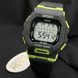 นาฬิกาผู้ชายดิจิตอล หน้าปัด สี่เหลี่ยม สไตล์แฟชั่น ลำลอง ใส่สบาย ใส่ได้ทุกที่