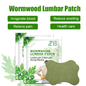 12 PCS Wormwood Lumbar Nursing Paste Low Back Pain Acid Swelling and Numbness Massage Plaster Warm Nursing Patch for Lumbar Stiffness and Pain