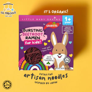 Little Baby Grains - Bursting Beetroot Ramen for Kids (From 1yo+) / 儿童红菜头拉面 1-12岁