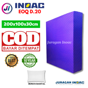 [ 100 x 30 ] Kasur Busa INOAC EOQ D20 Asli 100 x 30 x 200 cm Gratis Bantal Garansi 10 Tahun Tahan Amblas Murah