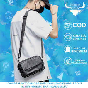 Tas Selempang Pria Kulit & Tas Slempang Cowok Kecil