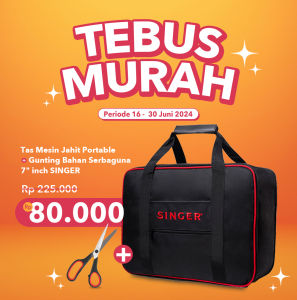 Mesin Jahit SINGER HD6605C / 6605 Heavy Duty (Digital & Computerised)