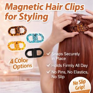 Magnetic Hair Clips Strong Hold Anti-flat Non-Slip Styling Clips for Women Personalized Decoration Hairpin Hair Accessories