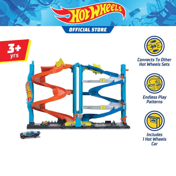 Hot Wheels City Transforming Race Tower Playset