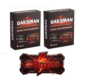 DAKSMAN Performance Starter Pack – 2 Boxes (10 Wipes) Mens Care