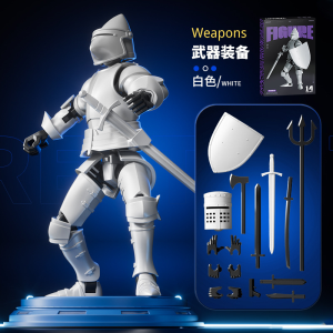 SG Dummy 13 Lucky 13 Action Figures Magnetic Multi-Jointed 3D Printed Medieval Warrior Figures knight figure- Mannequin