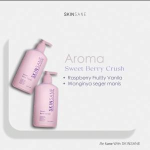 SKINSANE Brightening & Moisturizing Body Serum Lotion 250ml Melembabkan Kulit